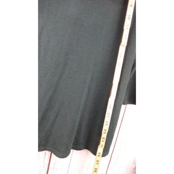 41 Hawthorn Blouse Womens Medium Green Long Sleeve V-Neck Casual Fall Pullover - Picture 4 of 6